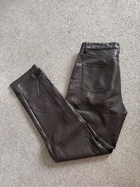 Aritzia Wilfred Melina Leather Pant